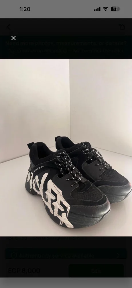 Naked Wolfe Sneakers, size 38, photo 2