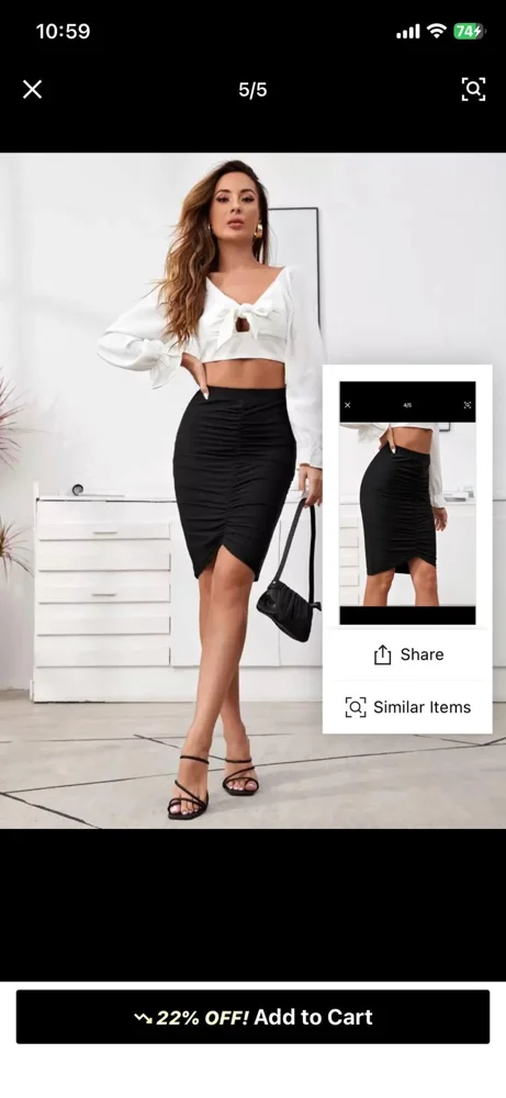 Shein Skirts, size L / 40 / 12, photo 4