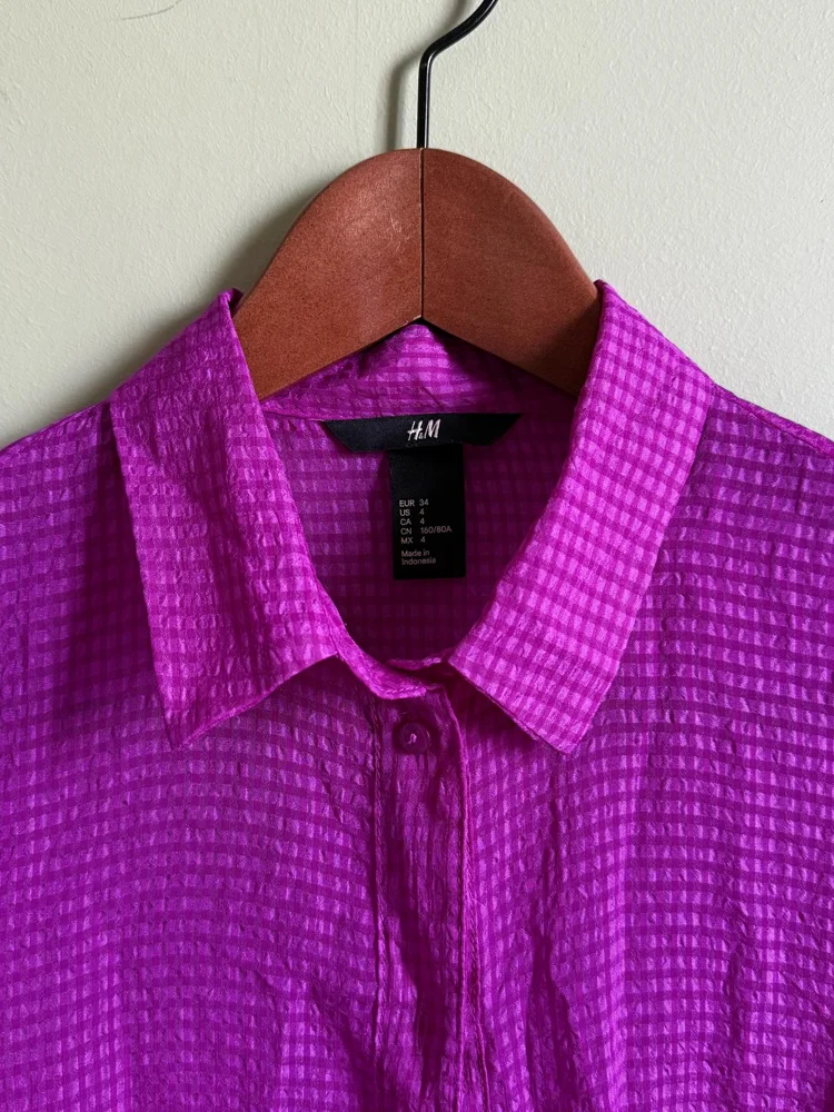 H&M Button Down Shirts, size S, photo 2