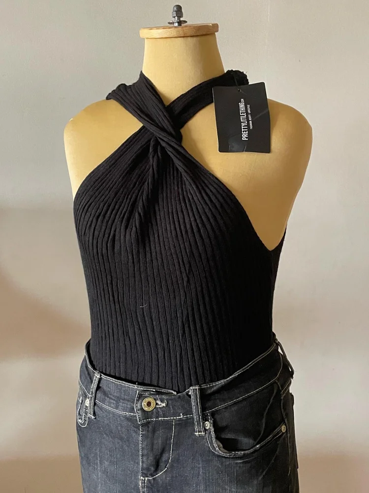 PrettyLittleThing Halter Tops