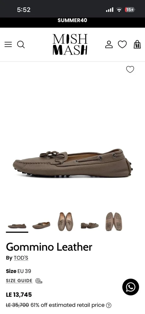 Tod's Loafers, size 39, photo 5