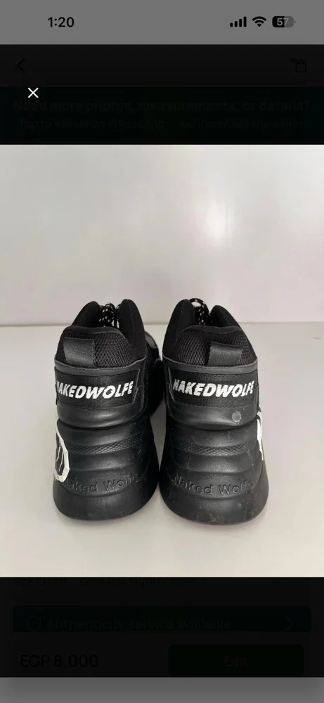 Naked Wolfe Sneakers, size 38, photo 6