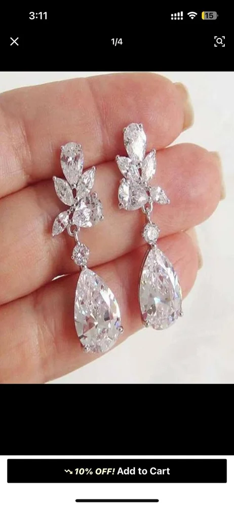 Earrings, size One size, photo 3