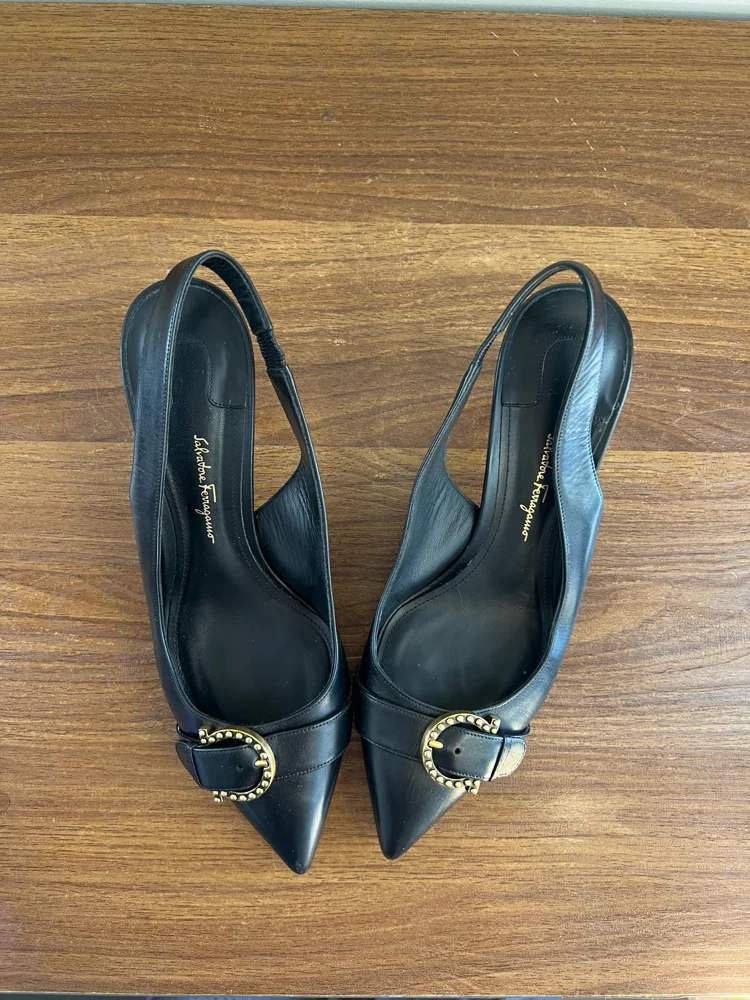 Salvatore Ferragamo Kitten Heels, size 38.5, photo 3