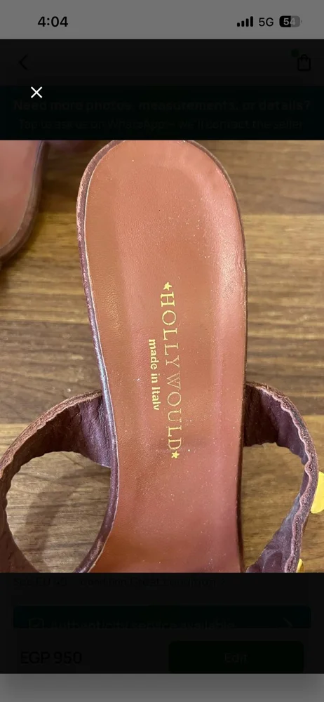 Hollywood Sandals, size 40, photo 4