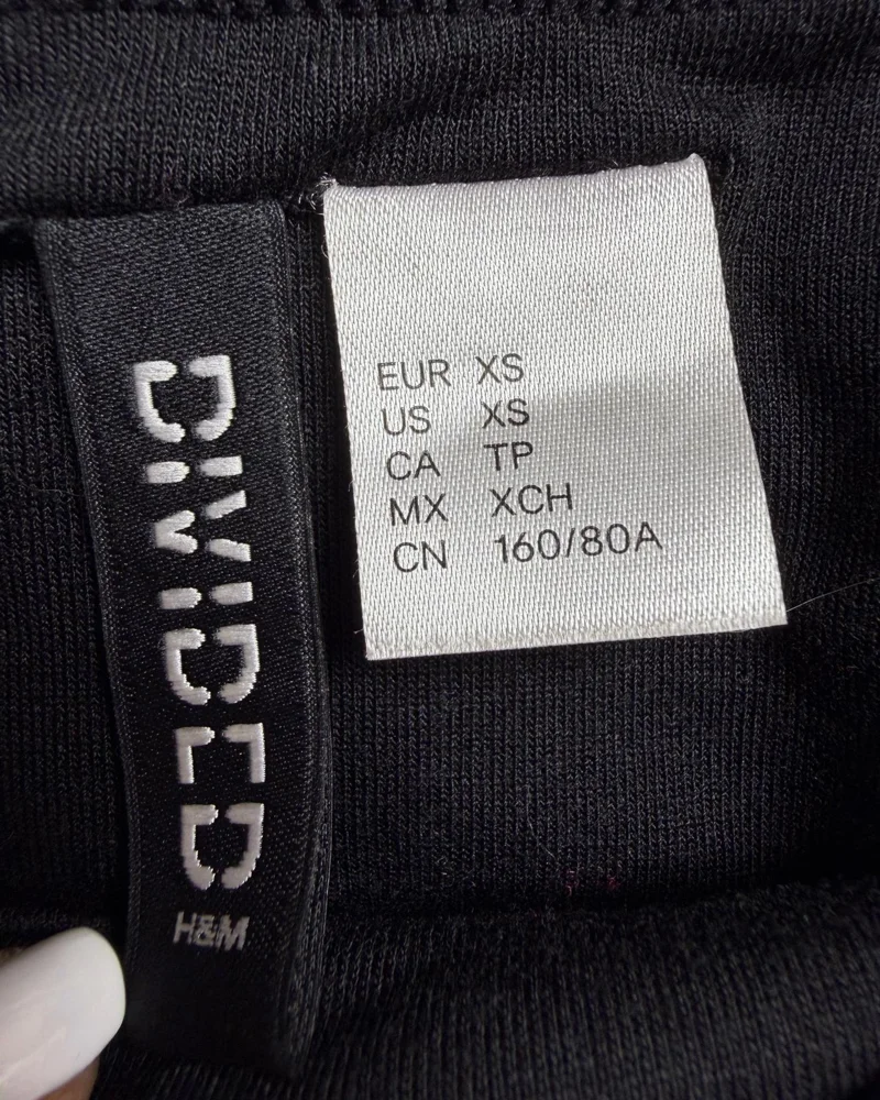 H&M Divided Crop Tops, size XS / 34 / 6, photo 3