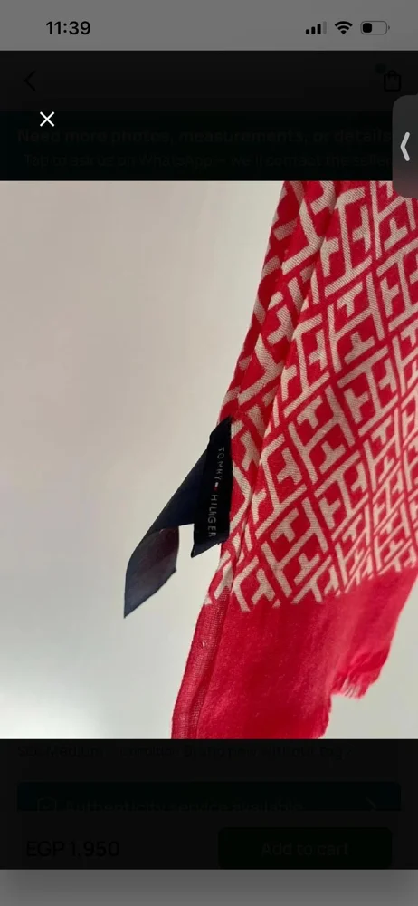 Tommy Hilfiger Scarves, size Other, photo 5