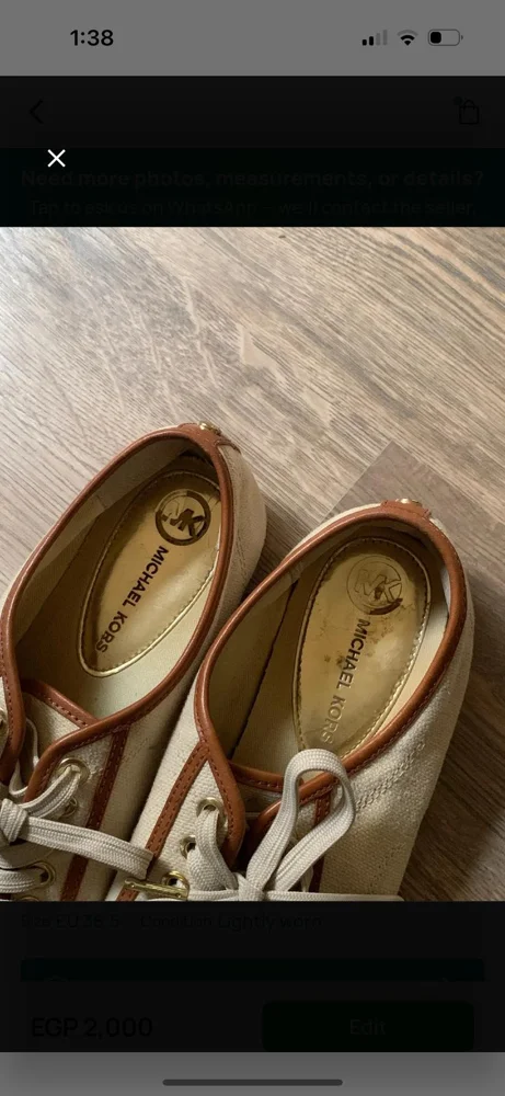 Michael Kors Sneakers, size 36.5, photo 4