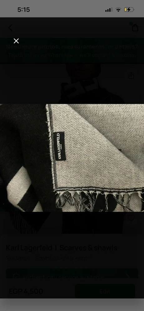 Karl Lagerfeld Scarves, size Other, photo 4