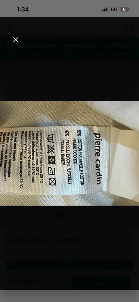 Pierre Cardin Vests, size S / 36 / 8, photo 6