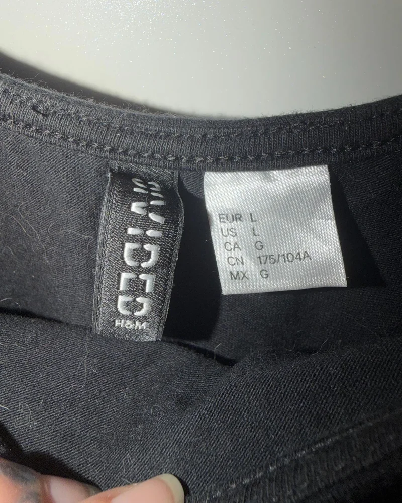 H&M Divided Crop Tops, size L / 40 / 12, photo 3