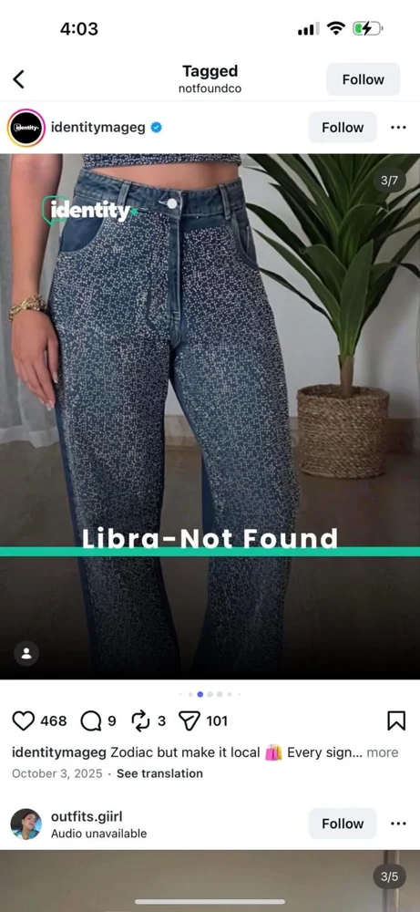 Notfound Co Pants, size XXS / 32 / 4, photo 3