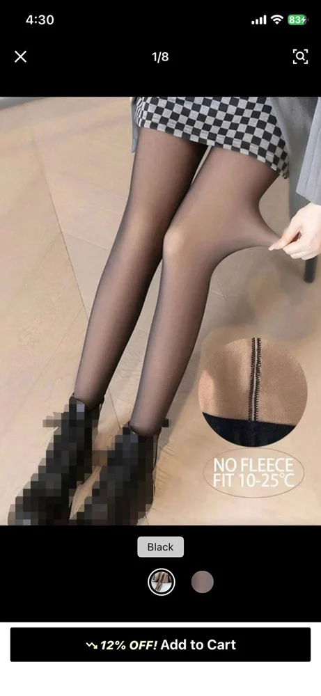 Shein Leggings, size XL / 42 / 14, photo 2