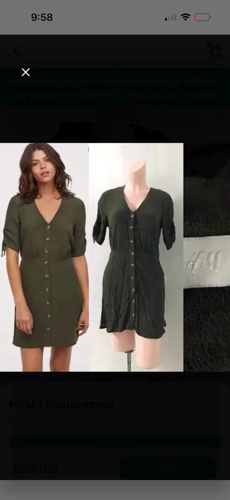 H&M Mini Dresses, size S / 36 / 8, photo 3