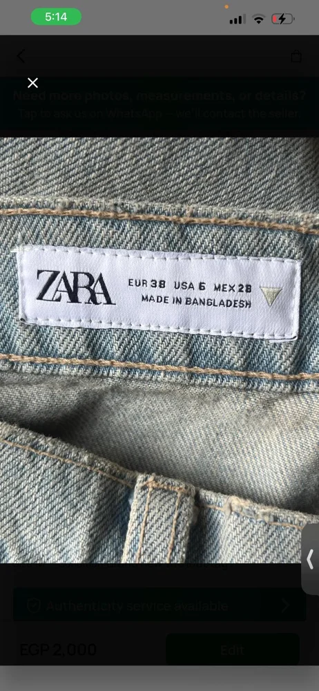 Zara Jeans, size M / 38 / 10, photo 4