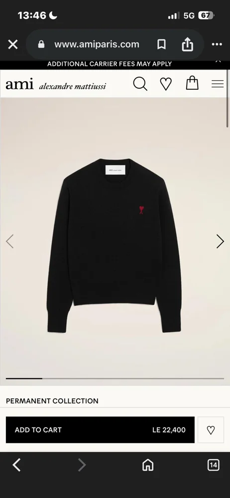AMI Alexandre Mattiussi Sweaters