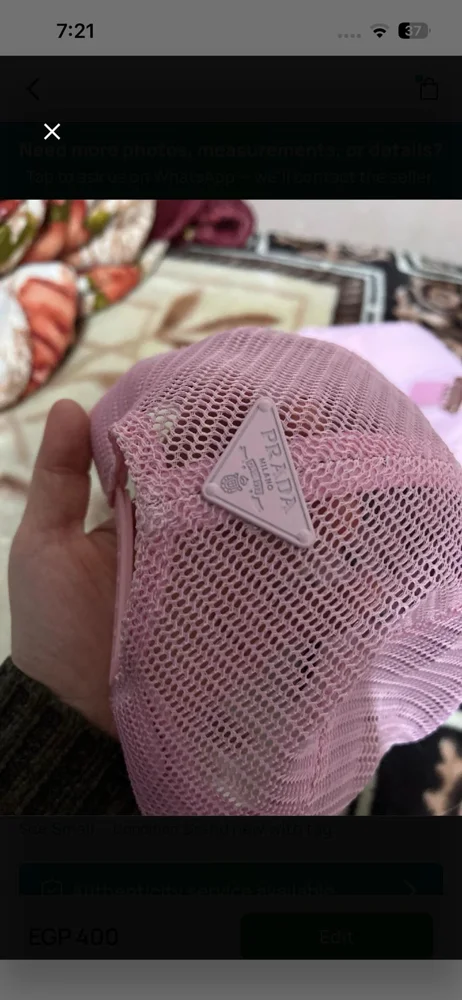 Prada Hats & Caps, size One size, photo 3