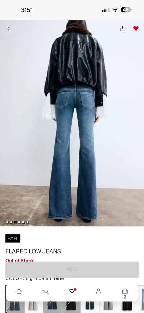 H&M Jeans, size S / 36 / 8, photo 3