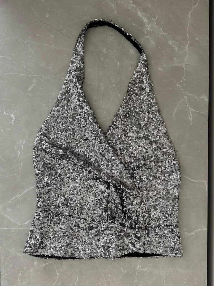Zara Halter Tops, size S / 36 / 8, photo 3