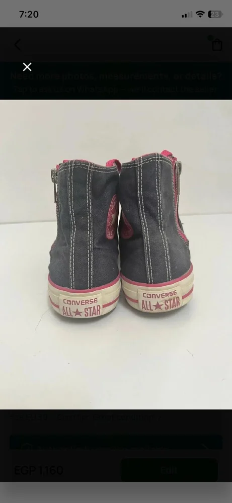 Converse Sneakers, size 39.5, photo 2