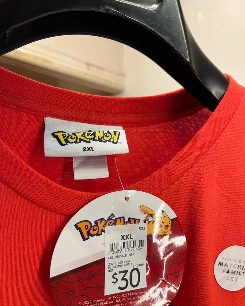 Pokémon T-shirts, size XXL / 44 / 16, photo 3
