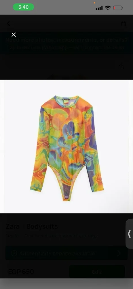 Zara Bodysuits, size S / 36 / 8, photo 3
