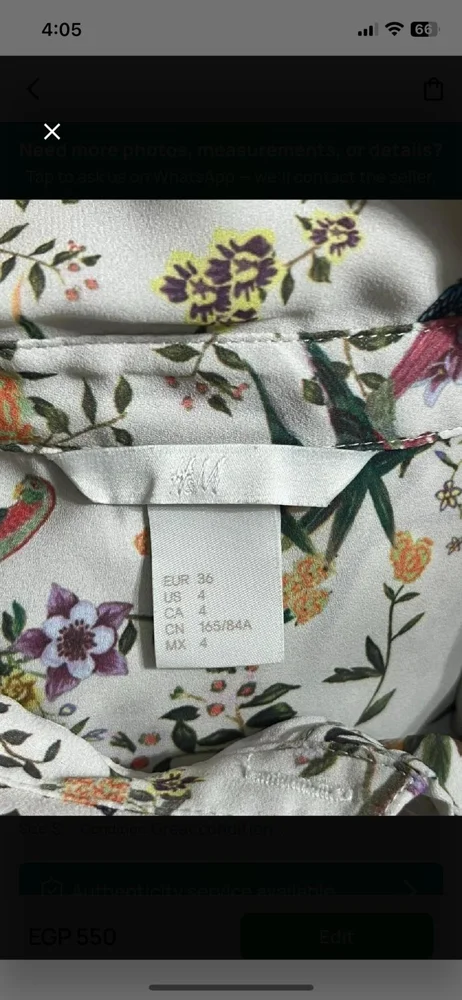 H&M Blouses, size S / 36 / 8, photo 4