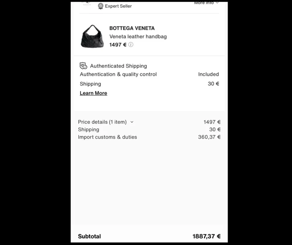 Bottega Veneta Shoulder Bag, size Other, photo 2