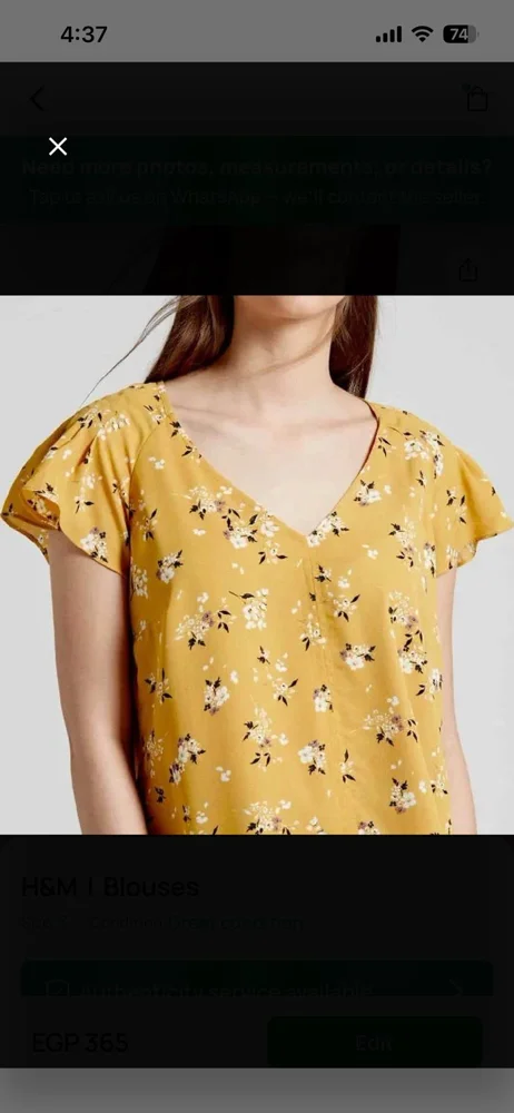 H&M Shirts, size S / 36 / 8, photo 2