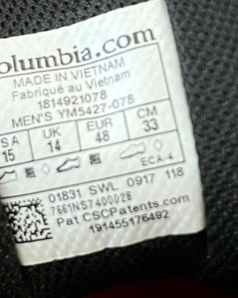Columbia Sneakers, size 48, photo 4