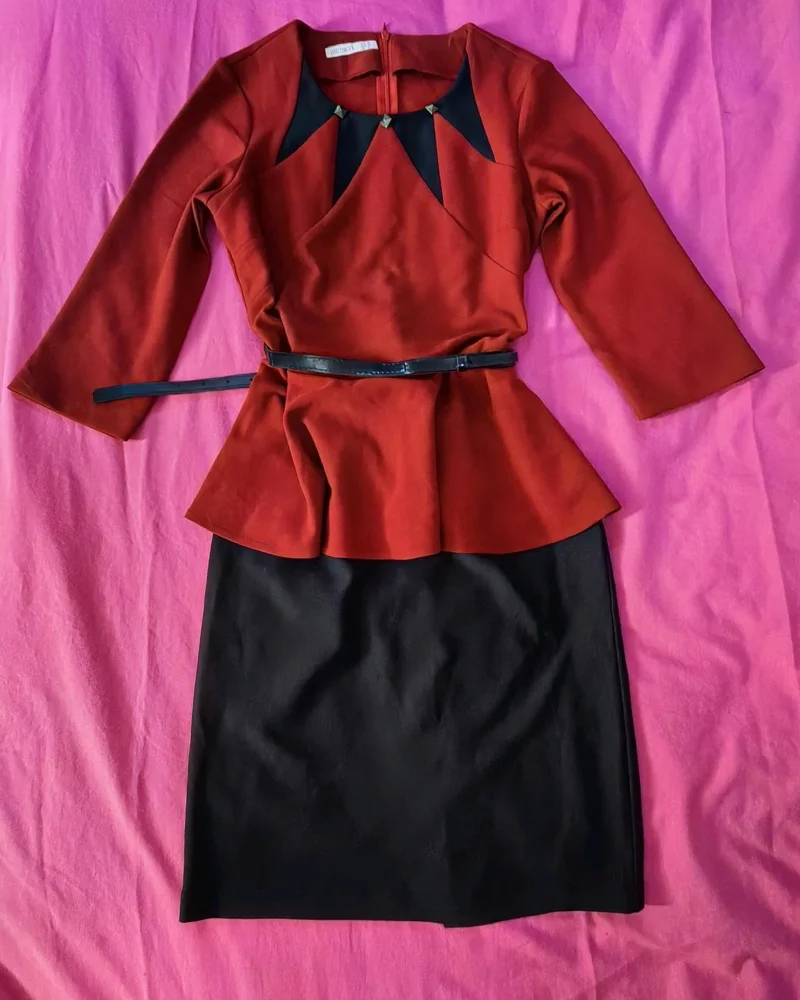 Patchwork Midi Dresses, size S / 36 / 8, photo 3