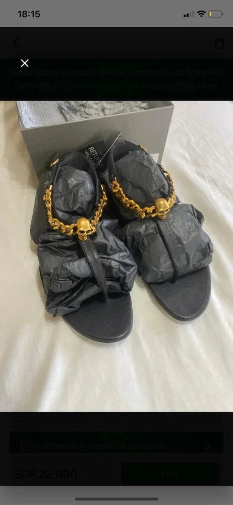 Alexander McQueen Sandals, size 37, photo 3