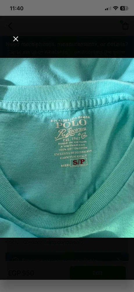 U.S. Polo Assn. T-shirts, size S, photo 2