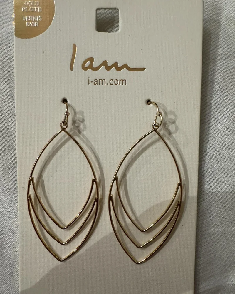 I am Earrings, size One size, photo 2