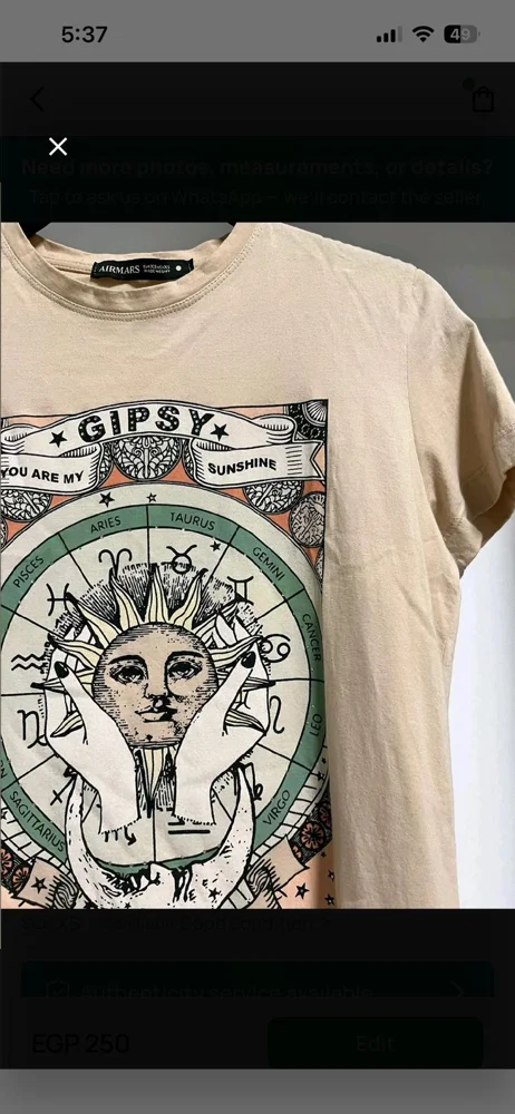 T-shirts, size XS / 34 / 6, photo 2