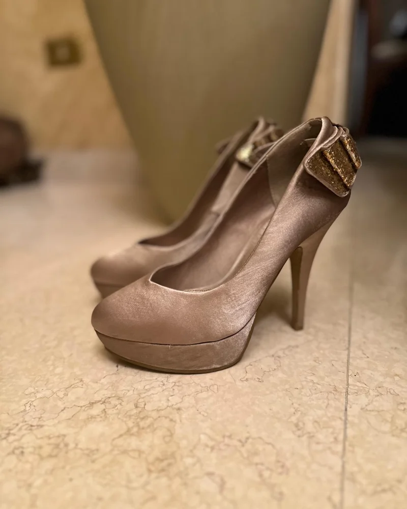 Bianco Stiletto Heels, size 38, photo 4