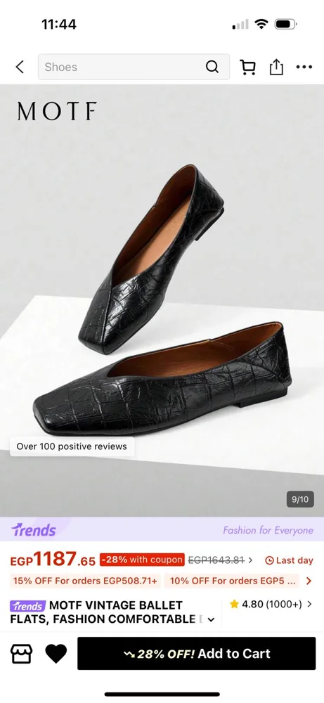 Shein Flats, size 40, photo 2