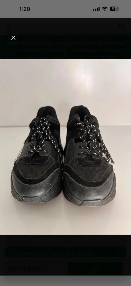 Naked Wolfe Sneakers, size 38, photo 3