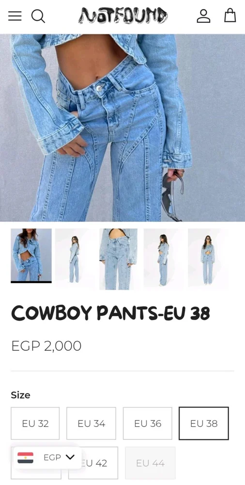 Notfound Co Jeans, size M / 38 / 10, photo 5