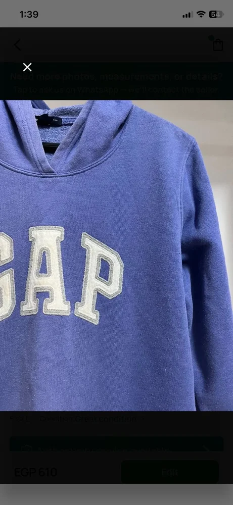 GAP Hoodies, size M / 38 / 10, photo 3