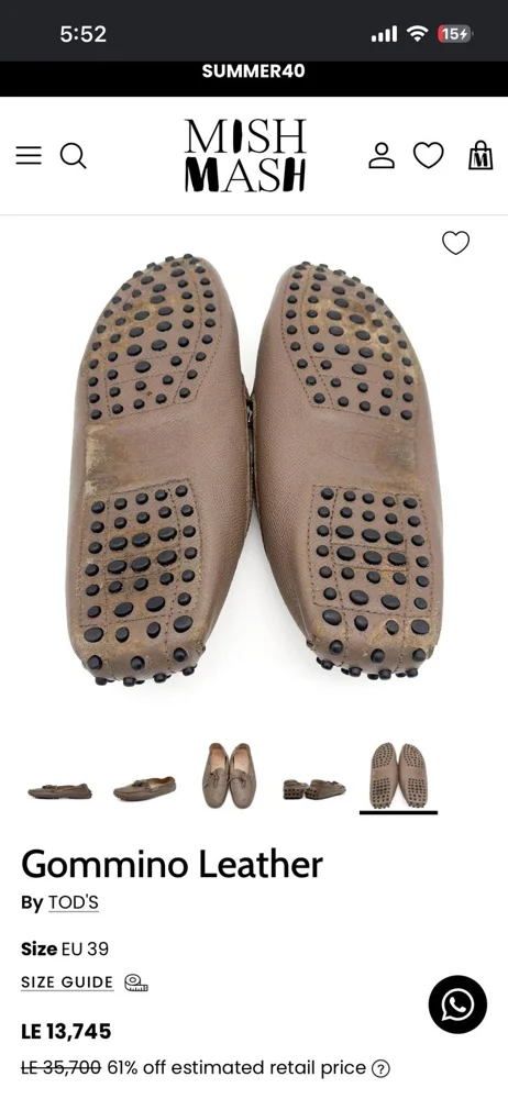 Tod's Loafers, size 39, photo 2