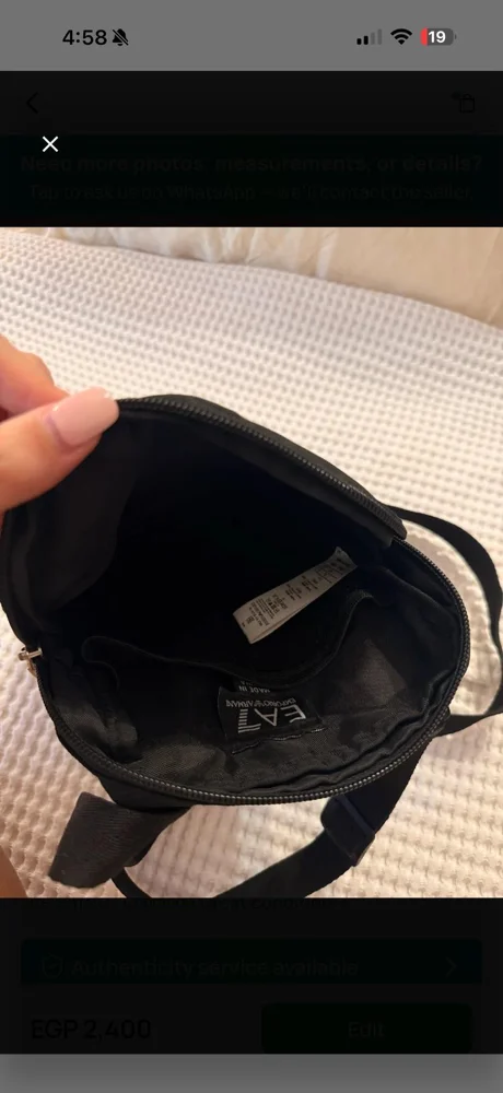 Emporio Armani Cross-Body Bag, size Other, photo 5