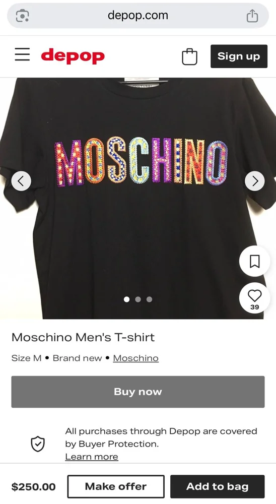 Moschino T-shirts, size S, photo 4