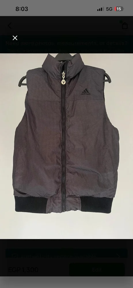 adidas Vests, size M, photo 2