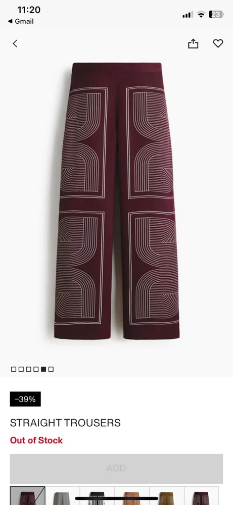 H&M Pants, size S / 36 / 8, photo 5