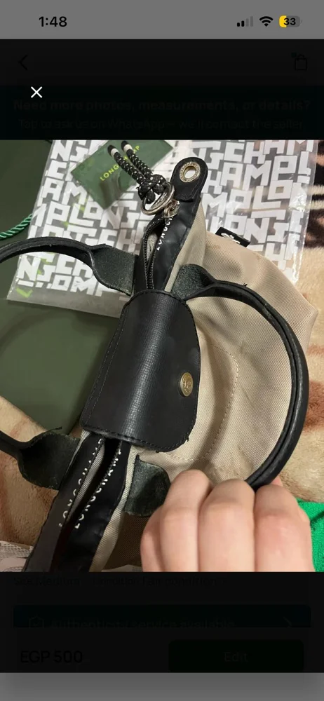 Longchamp Mini Bag, size Other, photo 2