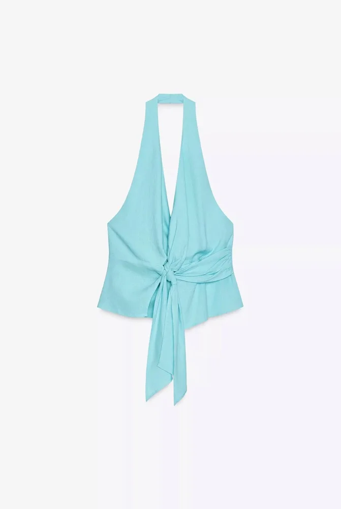 Zara Halter Tops, size S / 36 / 8, photo 2