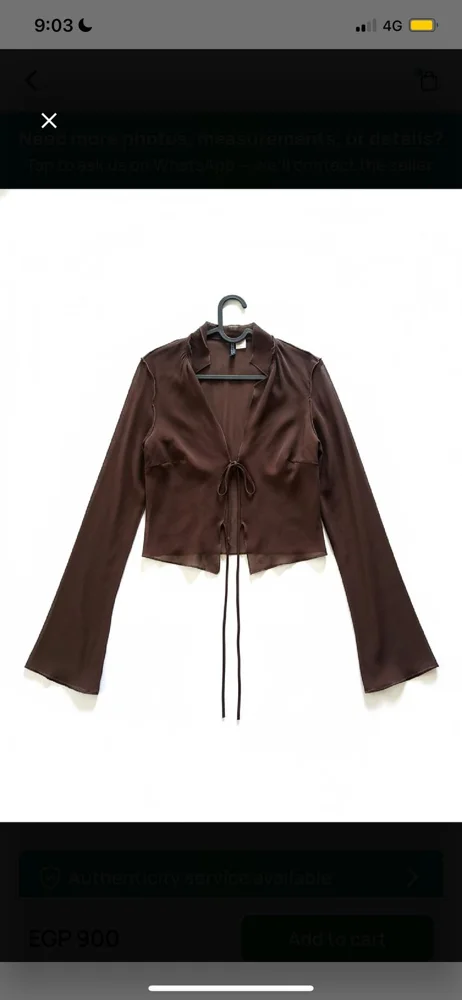 H&M Blouses, size S / 36 / 8, photo 3