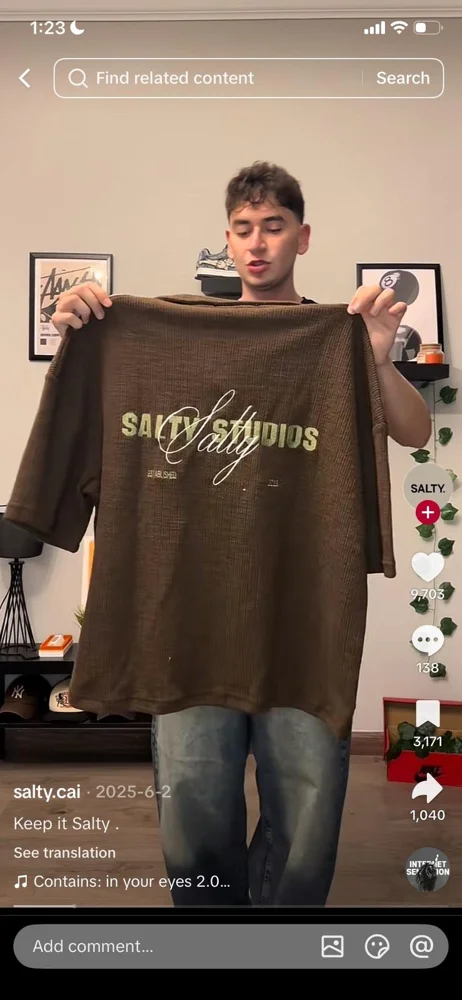 local brands T-shirts, size L, photo 3