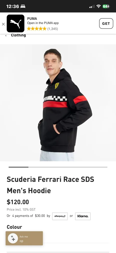 Puma x Ferrari Hoodies, size XL, photo 5